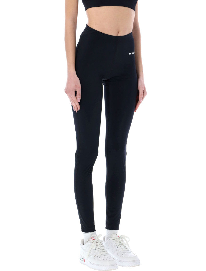 Black Polyamide Logo Activewear 6