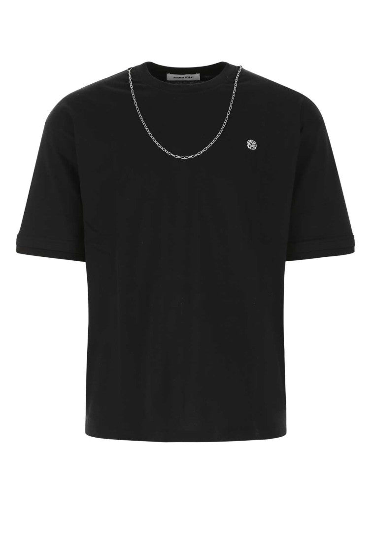 Black Crew Neck T-Shirt 1