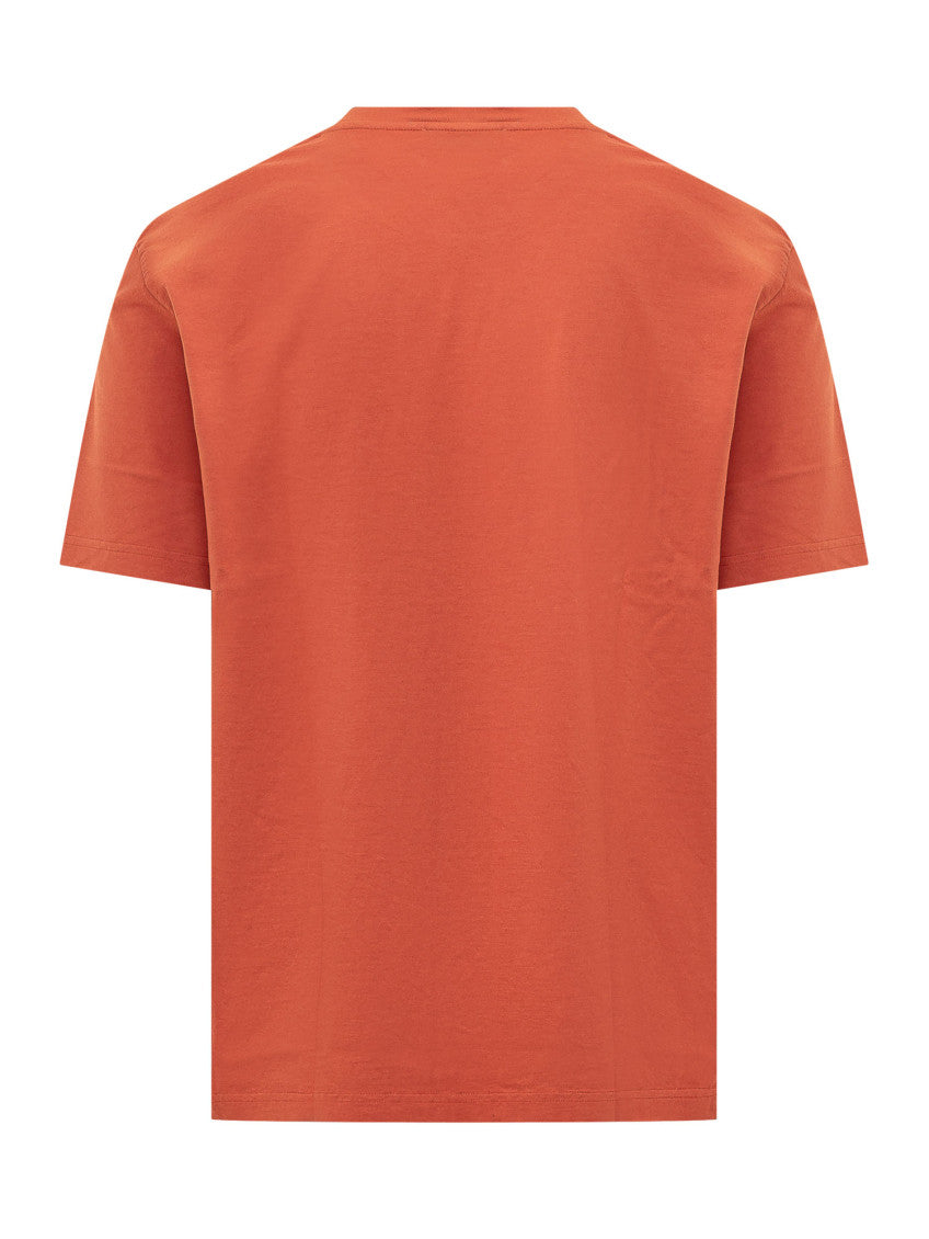 Orange Crew Neck T-Shirt 2