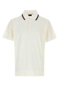 White Solid Shirt Collar Polo 1