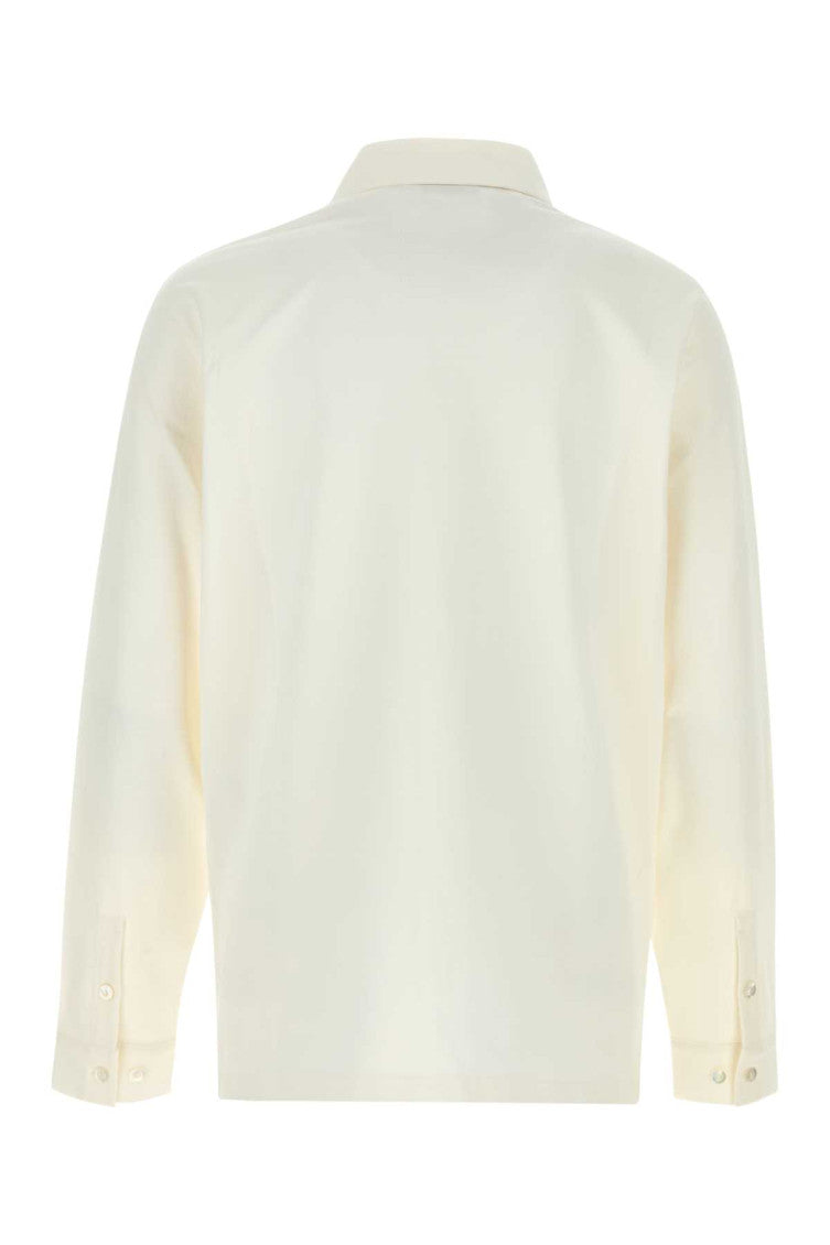 Off White None Shirt Collar Polo 2