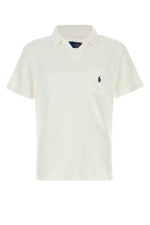 White Solid Shirt Collar Polo 1