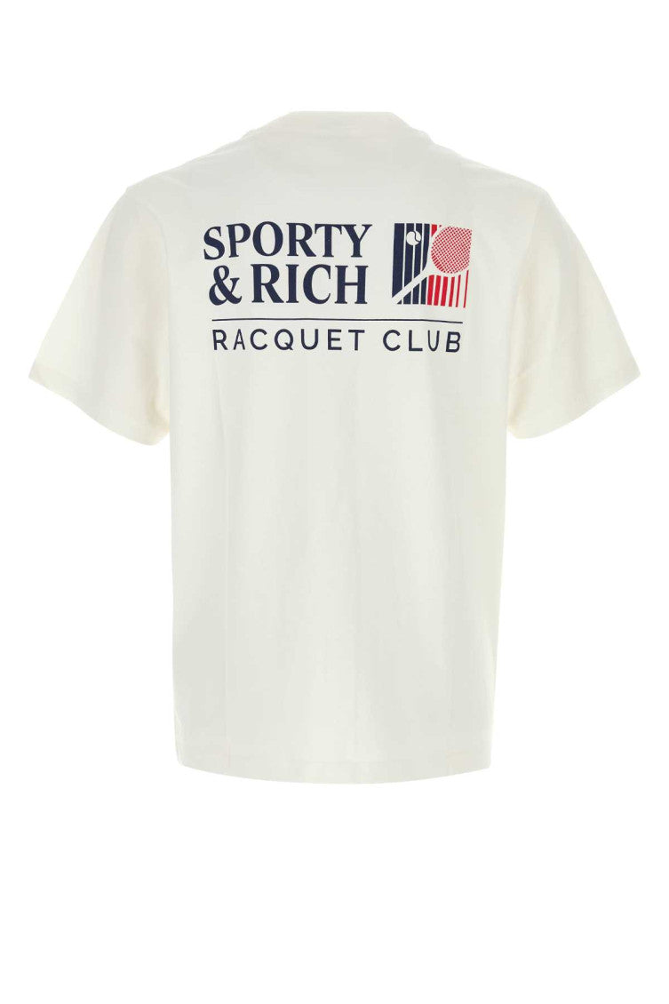 White Crew Neck T-Shirt 2