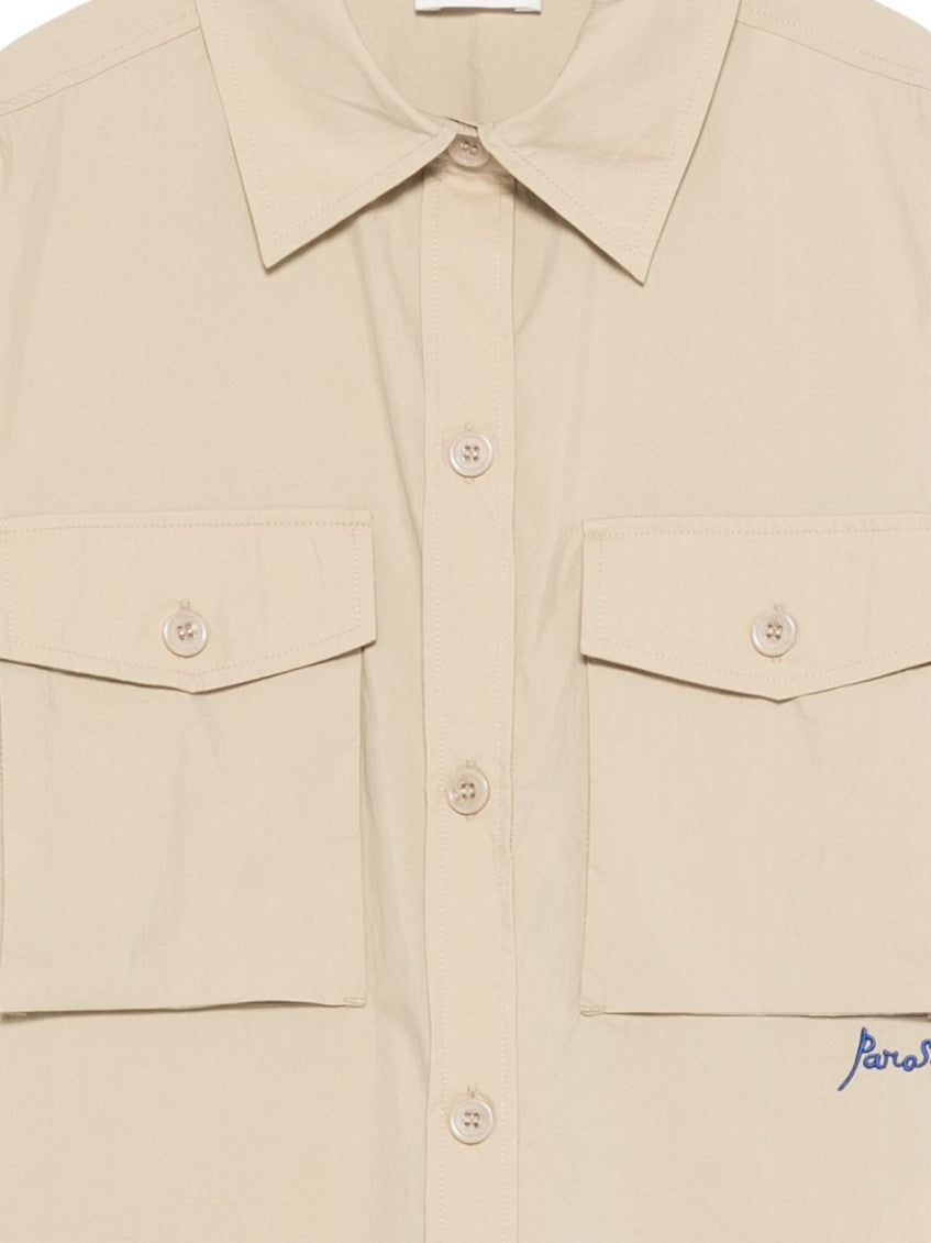 Beige Relaxed Solid Shirt 2