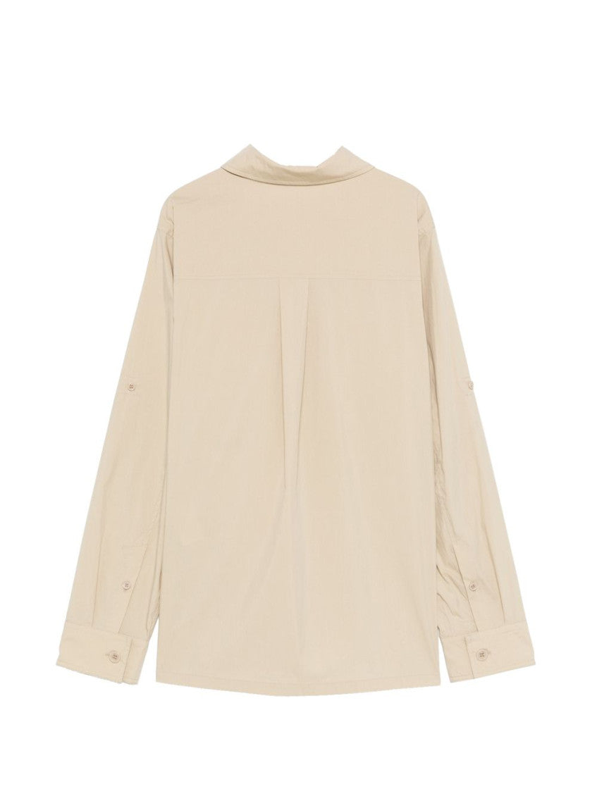 Beige Relaxed Solid Shirt 3