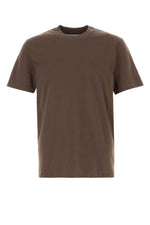 Dark Brown Solid T-Shirt 1