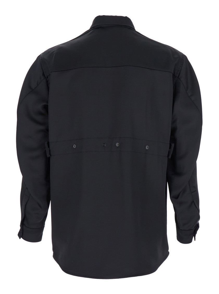 Black Regular Solid Shirt 2
