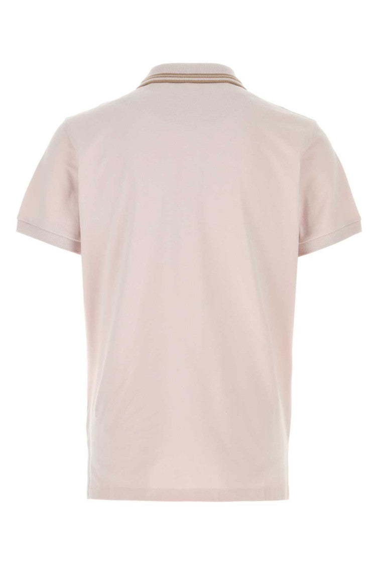 Pink Solid Shirt Collar Polo 2