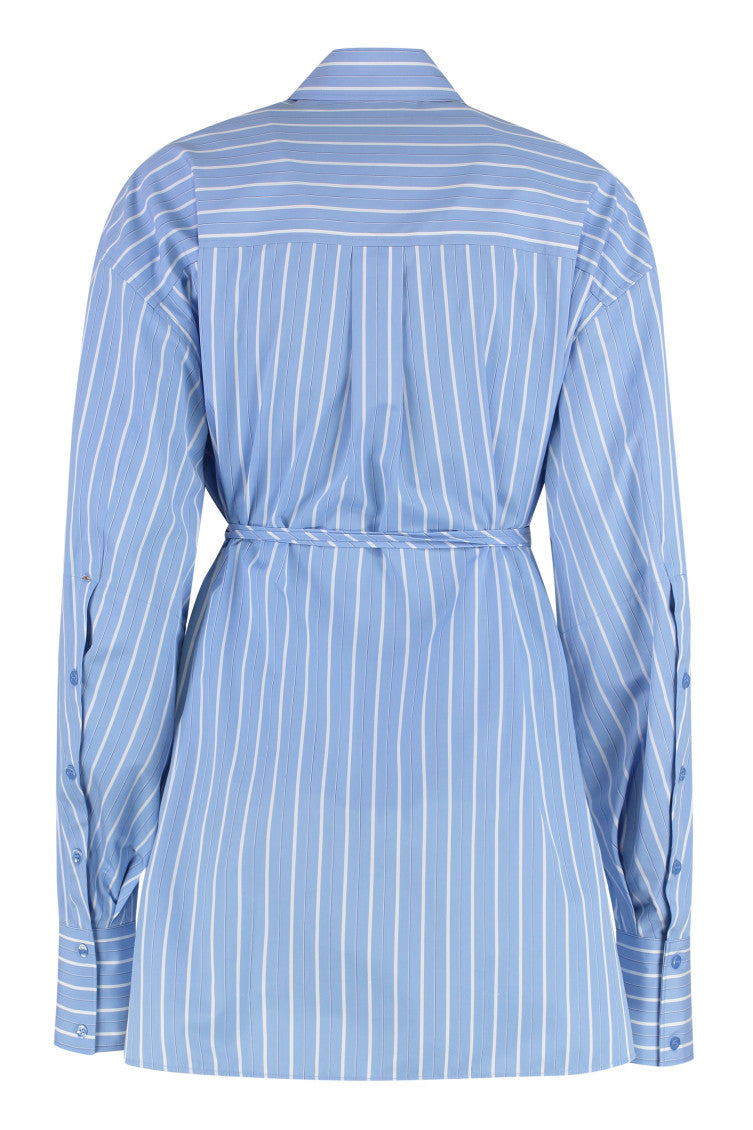 Light Blue Regular Stripes Shirt 2