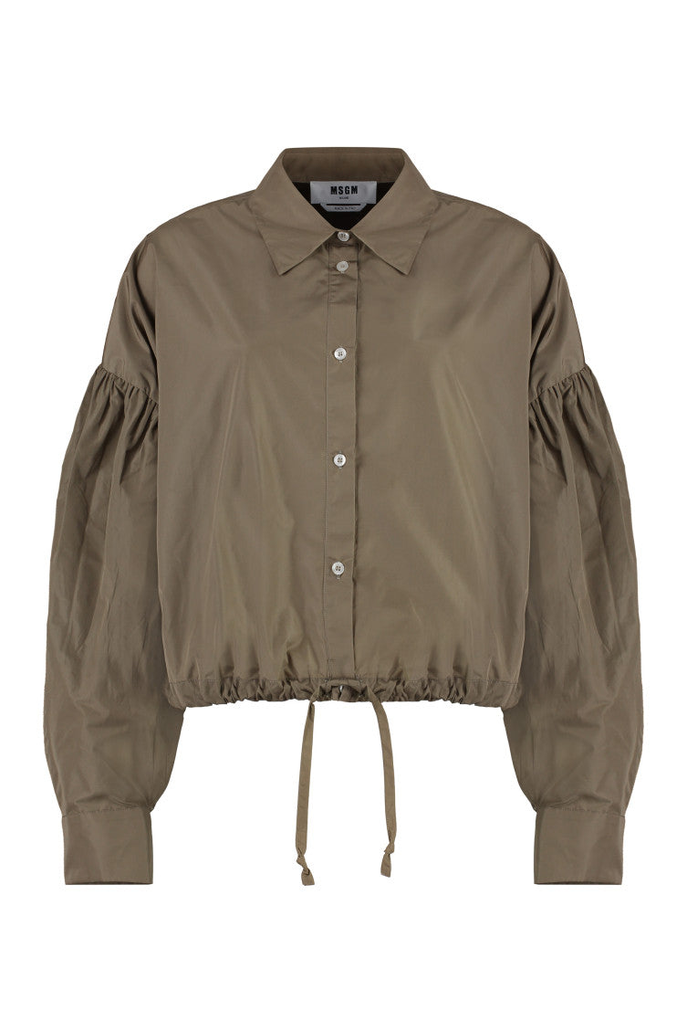 Beige Relaxed Solid Shirt 1