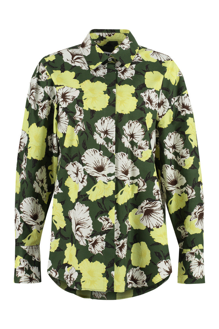 Green Regular Floral Shirt 1