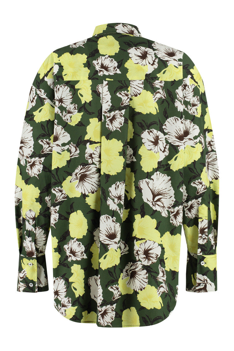 Green Regular Floral Shirt 2