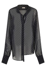 Black Regular Polka Dot Shirt 1