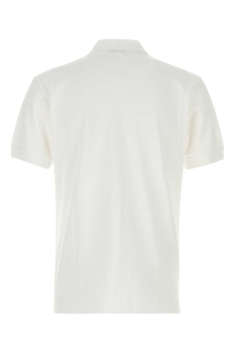 White Logo Shirt Collar Polo 2