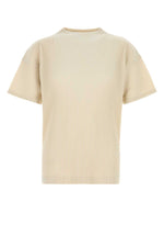 Beige Round Neck T-Shirt 1