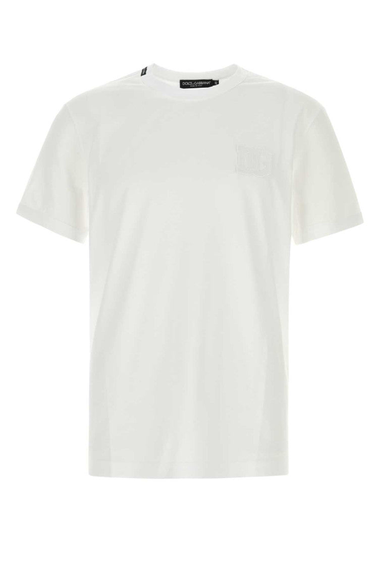 White Crew Neck T-Shirt 1