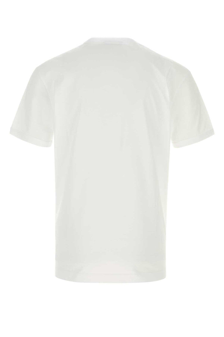 White Crew Neck T-Shirt 2