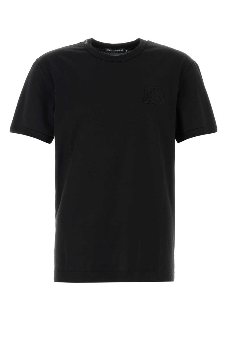 Black Crew Neck T-Shirt 1