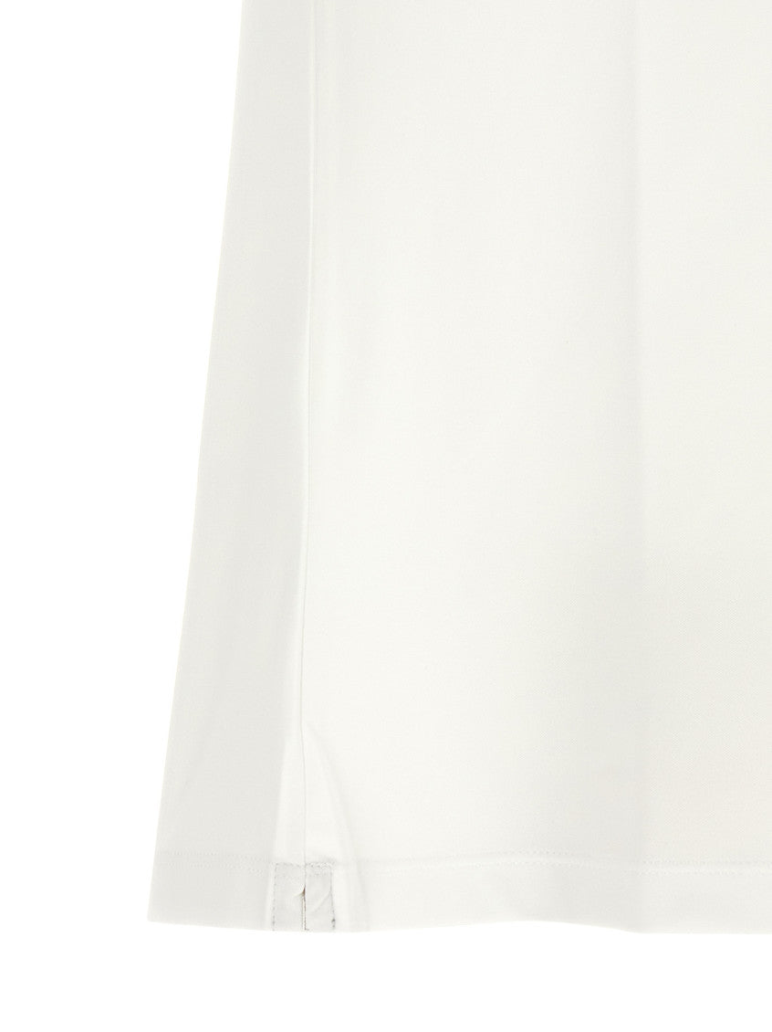 White Solid Shirt Collar Polo 3