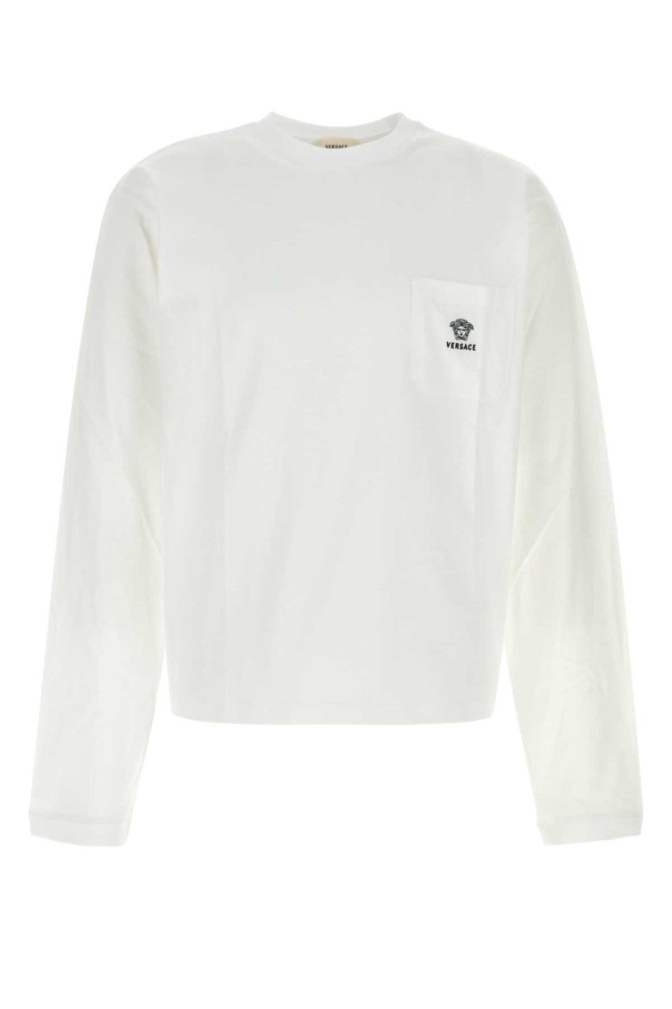 White Crew Neck T-Shirt 1
