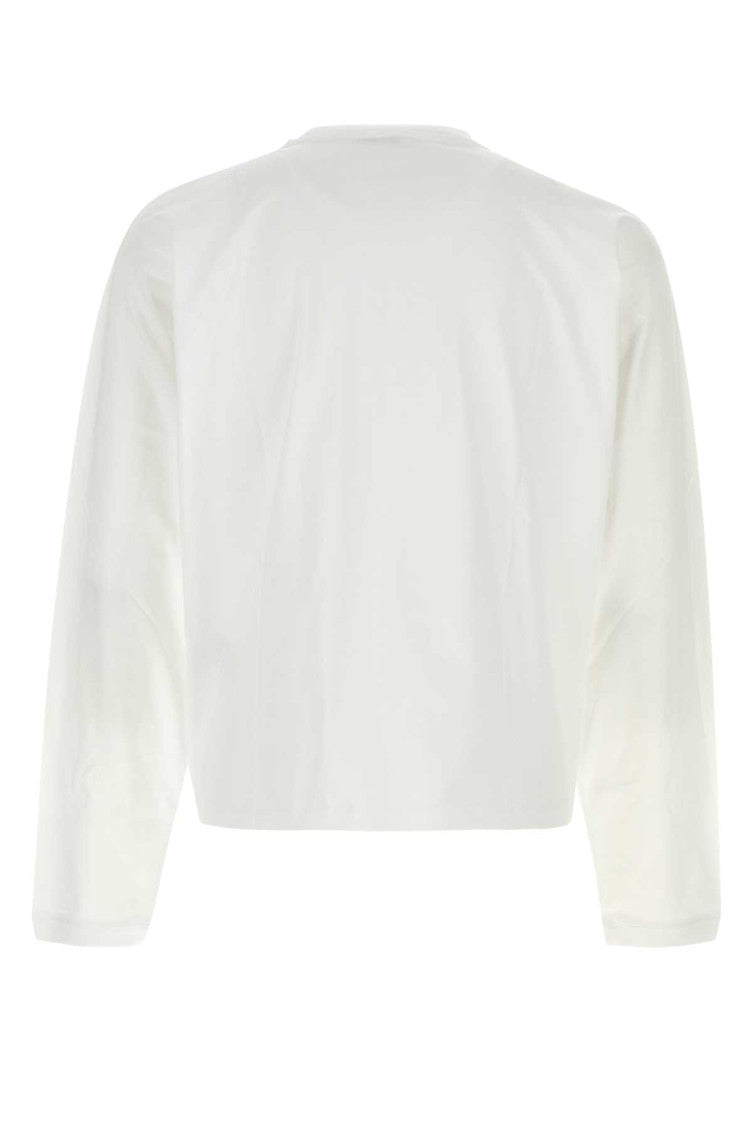 White Crew Neck T-Shirt 2