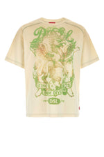 Beige Crew Neck T-Shirt 1