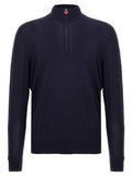 Navy Blue Logo Cardigan 1