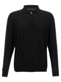Black Wool Polo 1