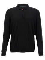 Black Wool Polo 1
