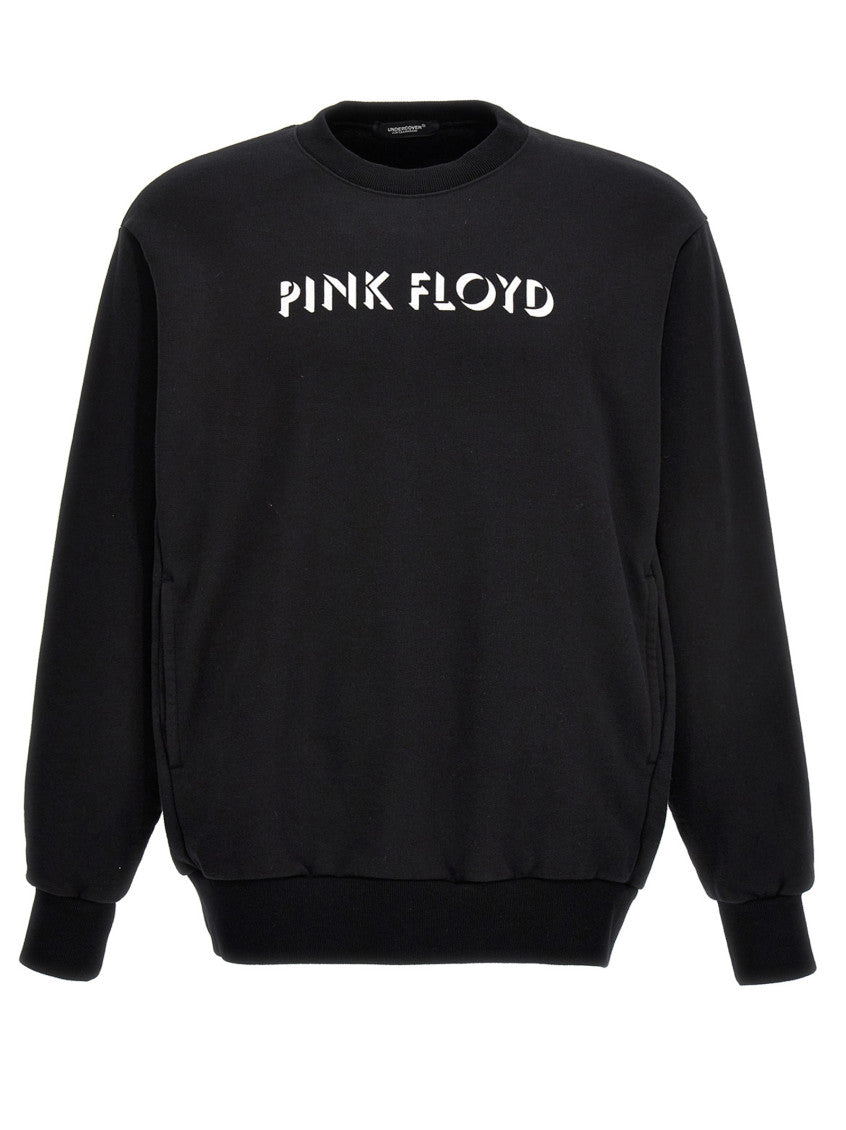 Black Front And Back Print Sweatshirt 1