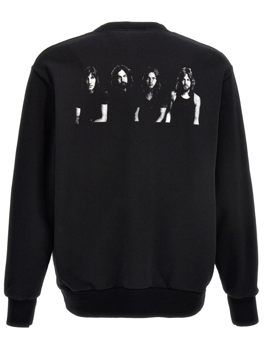 Black Front And Back Print Sweatshirt 2