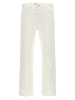Beige Five-pocket Jeans 1