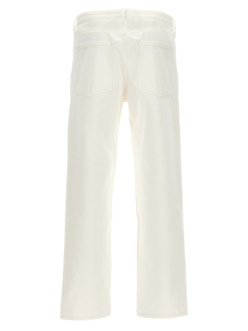 Beige Five-pocket Jeans 2
