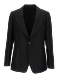 Black Single-Breasted Blazer 1