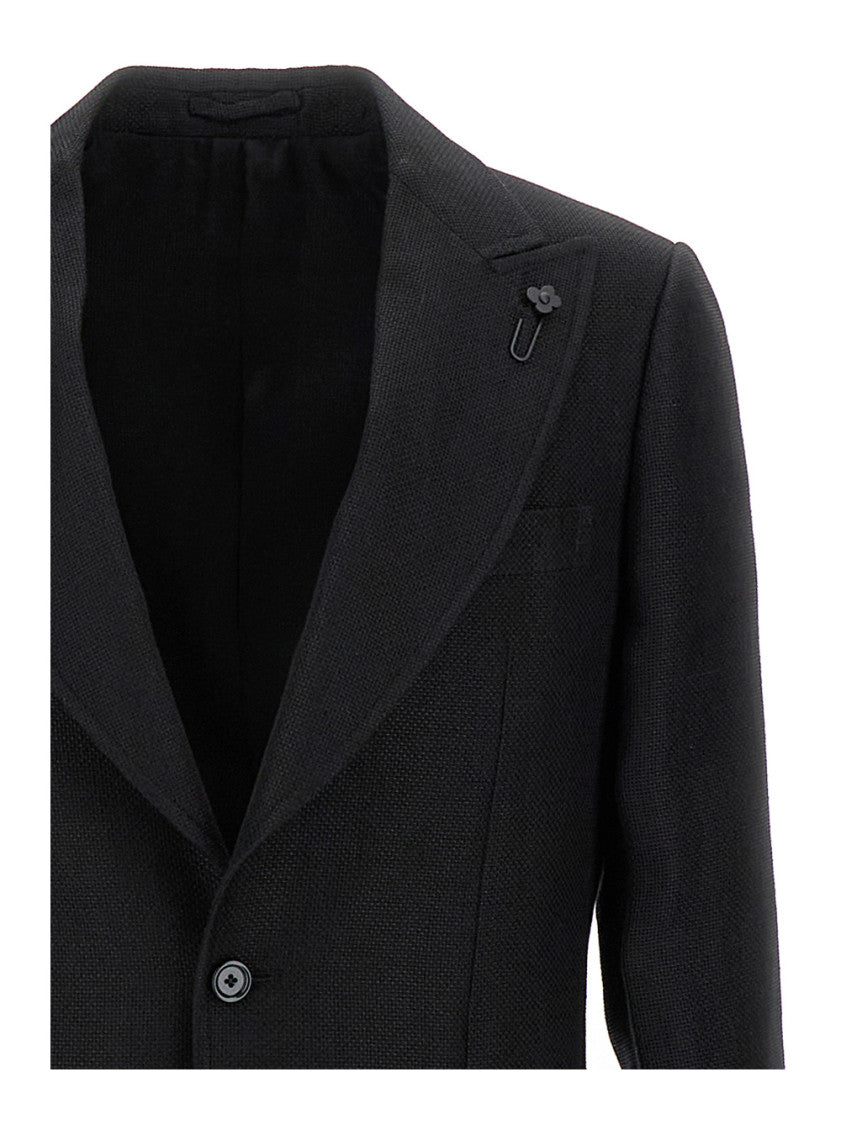 Black Single-Breasted Blazer 3