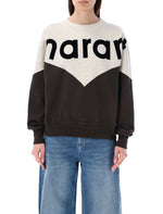 Black Flocked Logo Sweatshirt 1