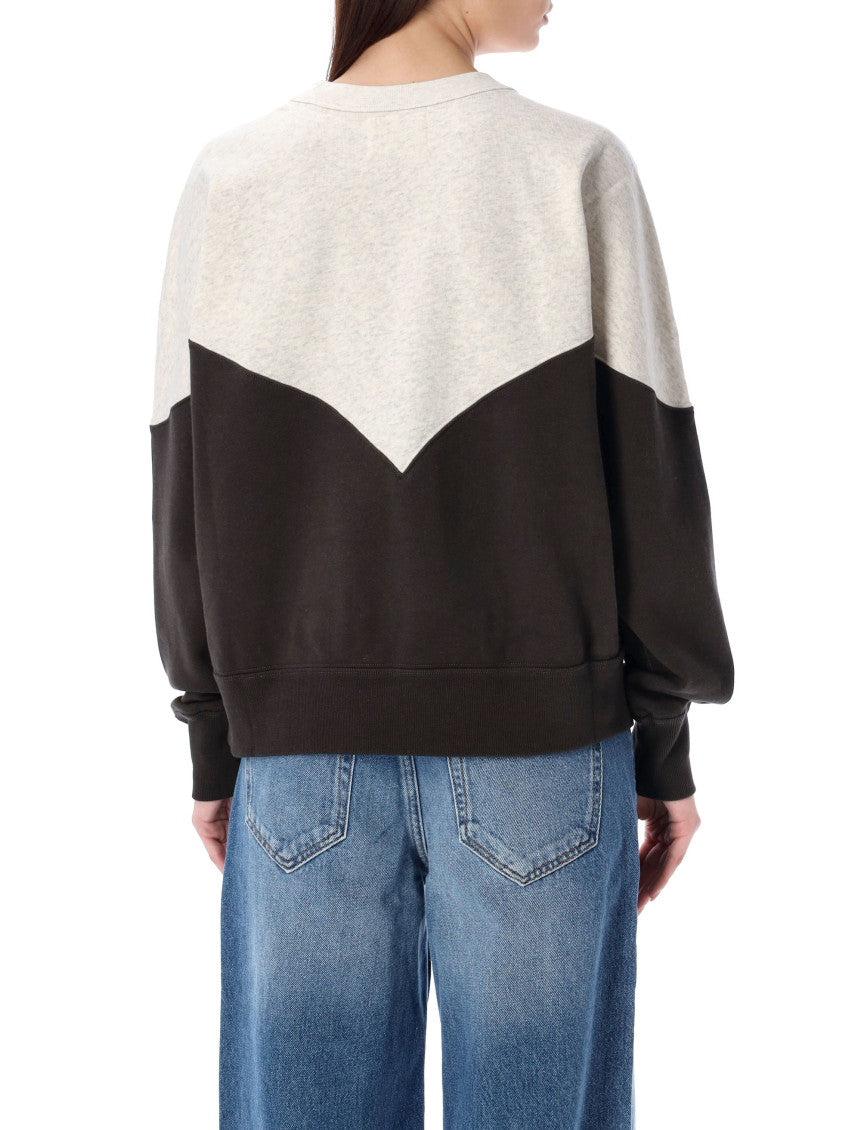 Black Flocked Logo Sweatshirt 2