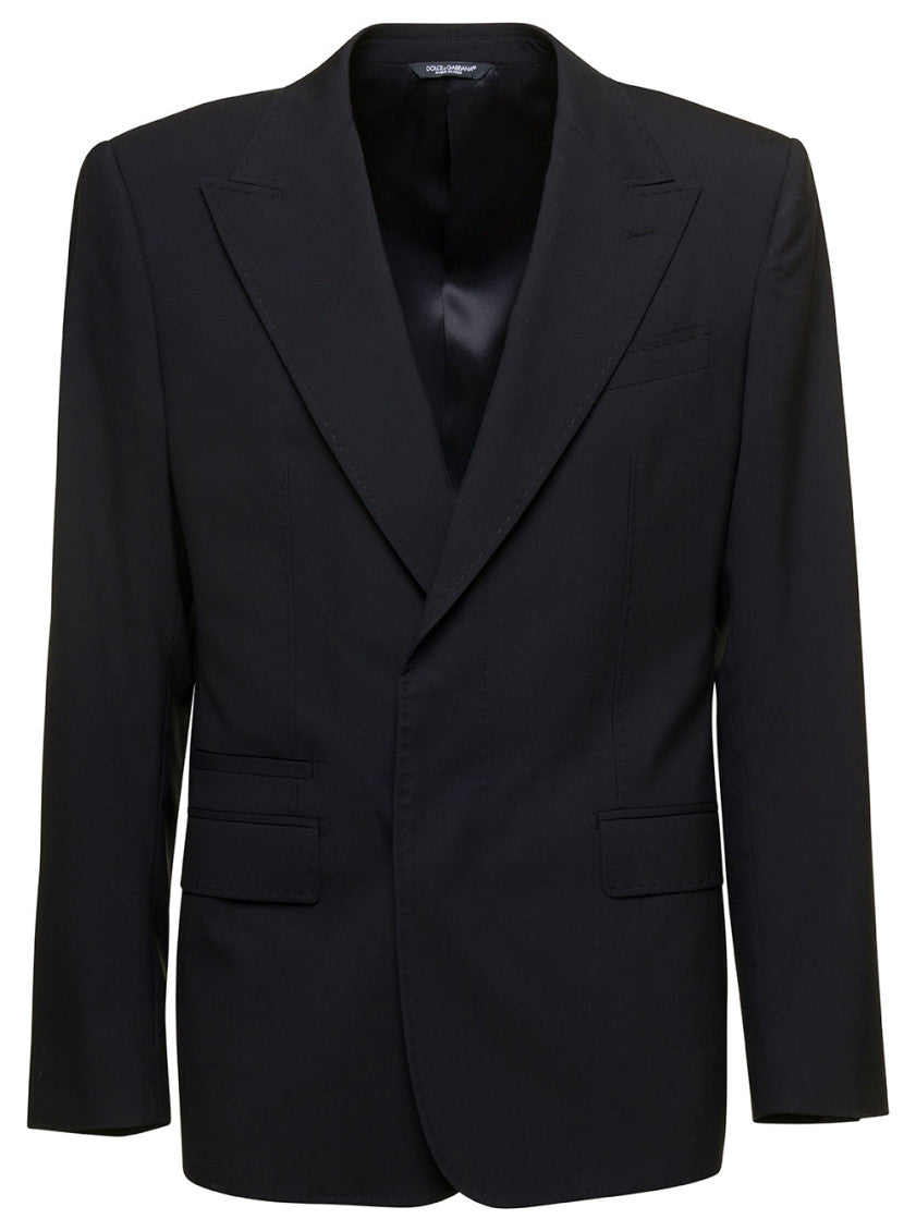 Black Single-Breasted Jacket 1
