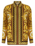 MultiColor Barocco Silk Shirt 1