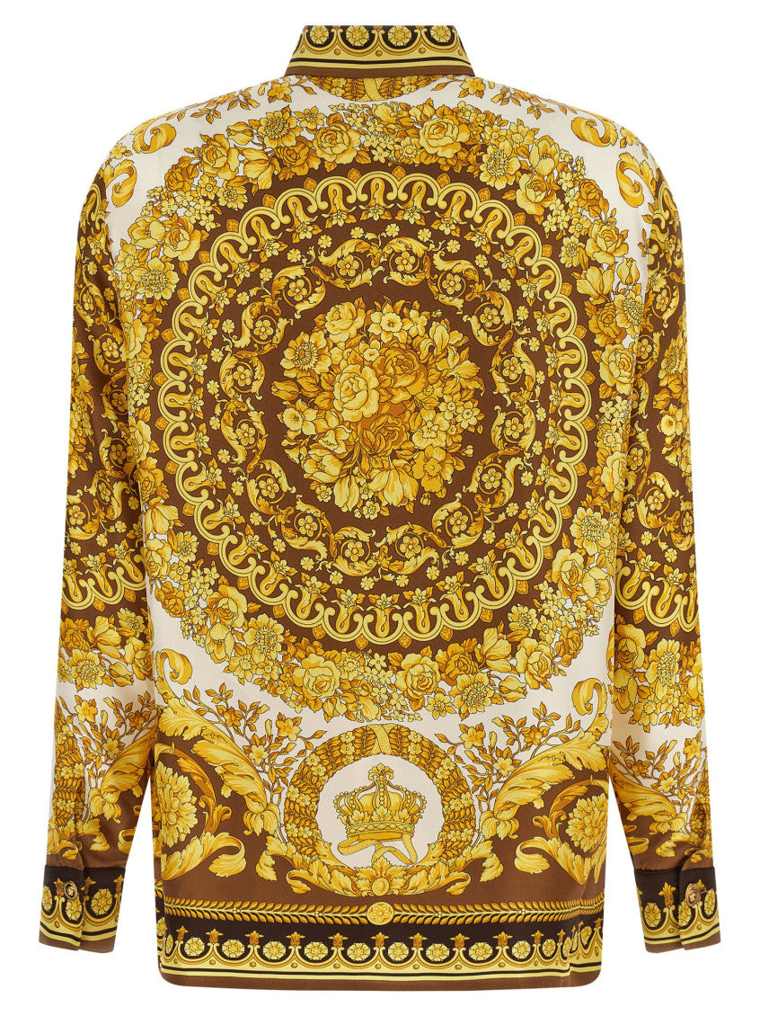 MultiColor Barocco Silk Shirt 2