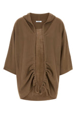 Brown wool Aster cardigan 1