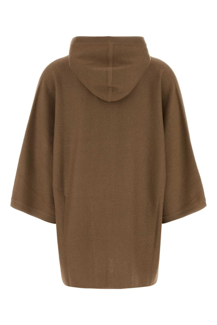 Brown wool Aster cardigan 2