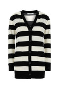 Black V-neck Cardigan 1
