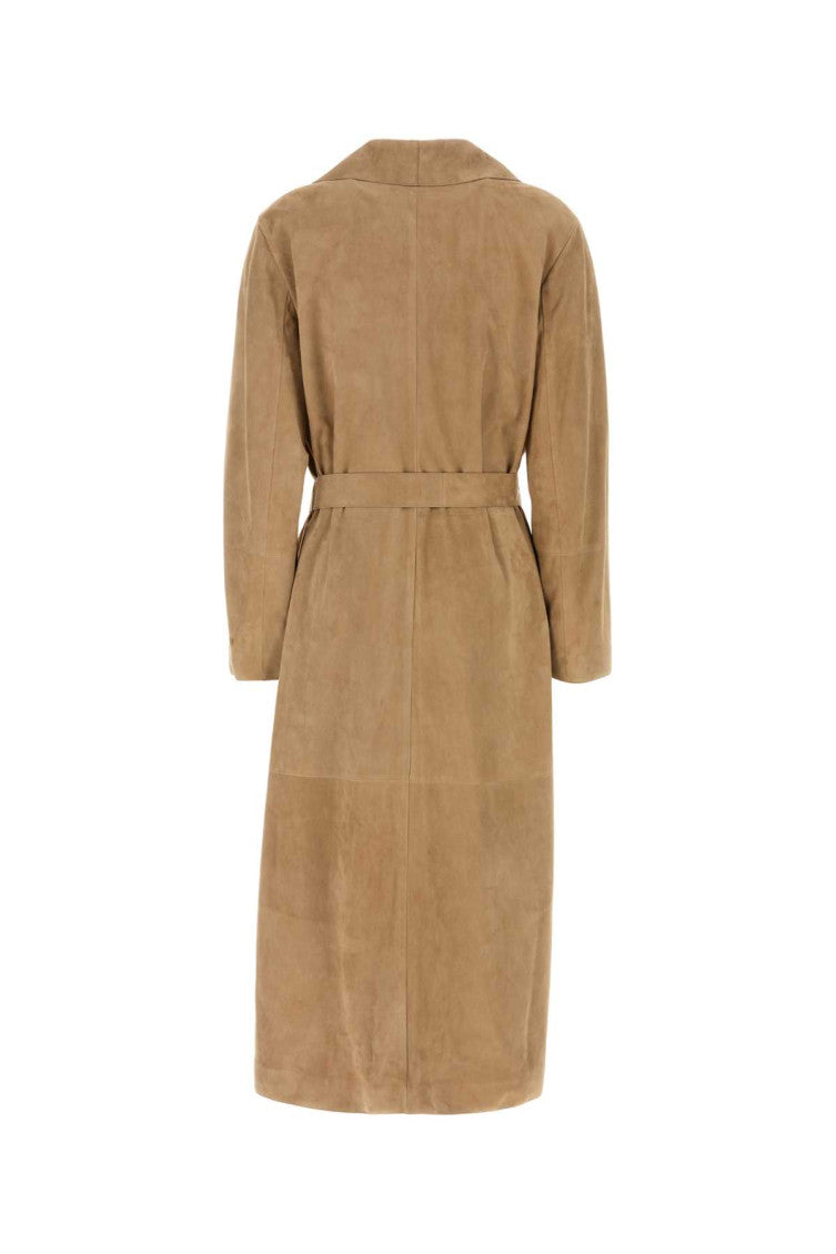 Camel suede coat  2