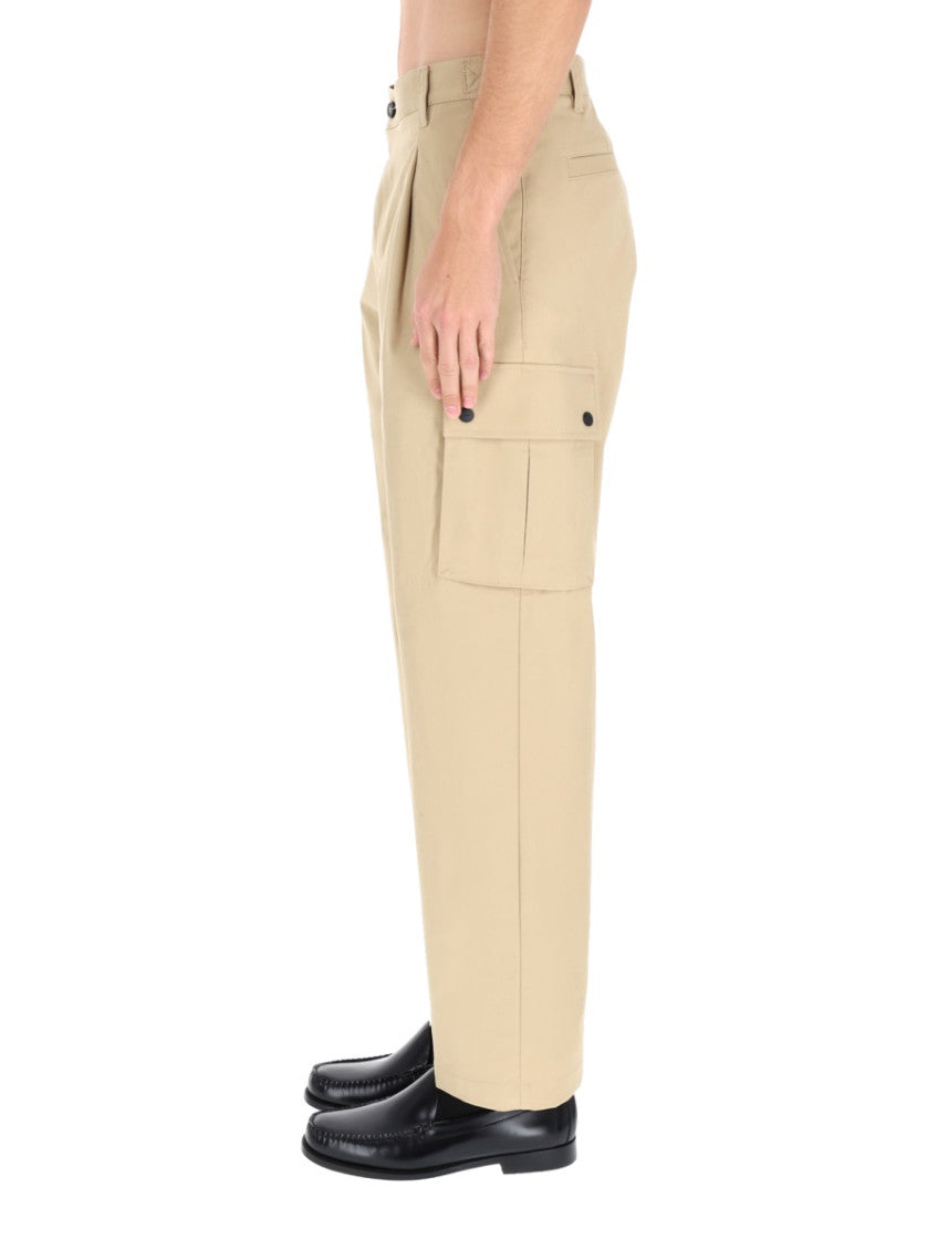 Beige Relaxed Cargo Trouser 3