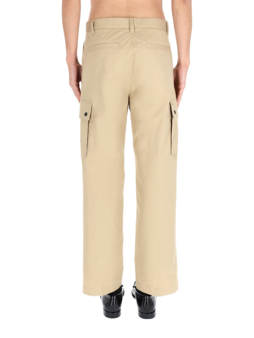Beige Relaxed Cargo Trouser 5