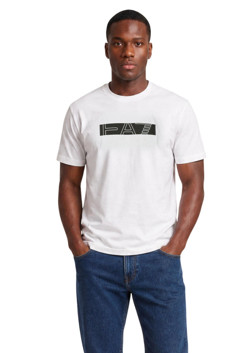 White Crew Neck T-Shirt 2