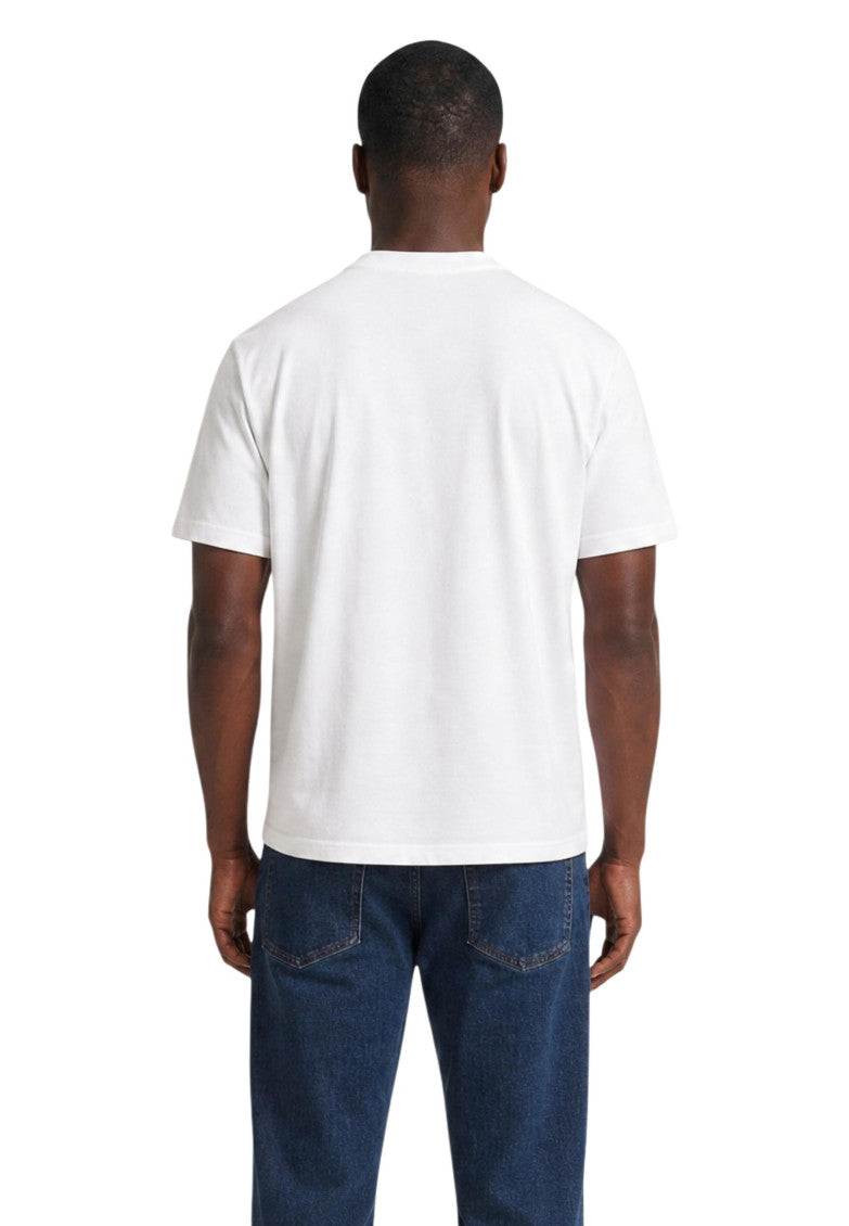 White Crew Neck T-Shirt 3