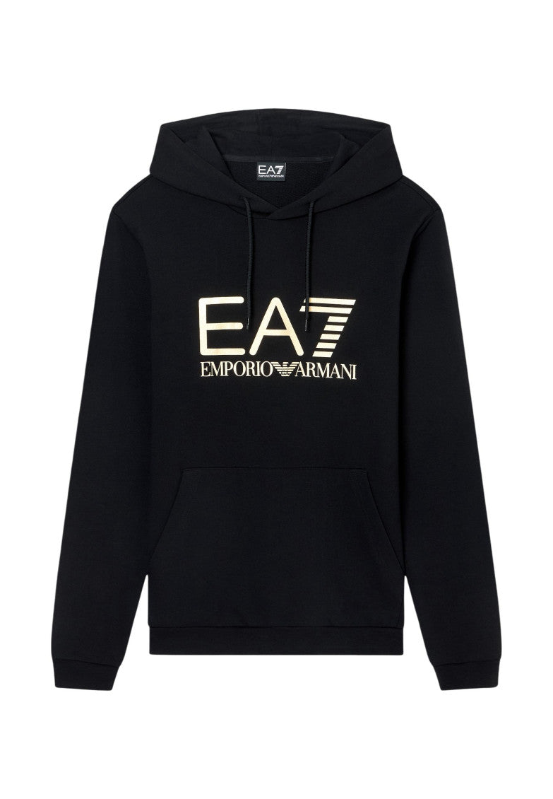 Black Graphic Logo Hoodie 1