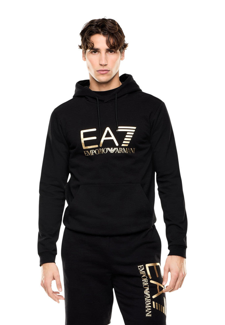 Black Graphic Logo Hoodie 2